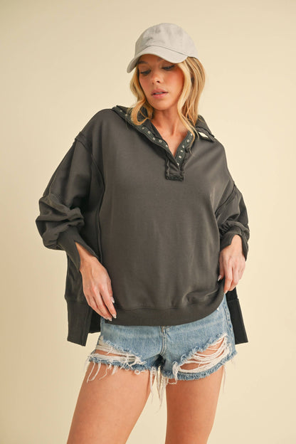 Tamika Henley Sweatshirt