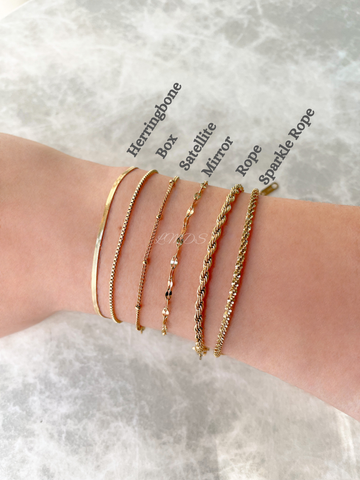 Dainty Gold Bracelets