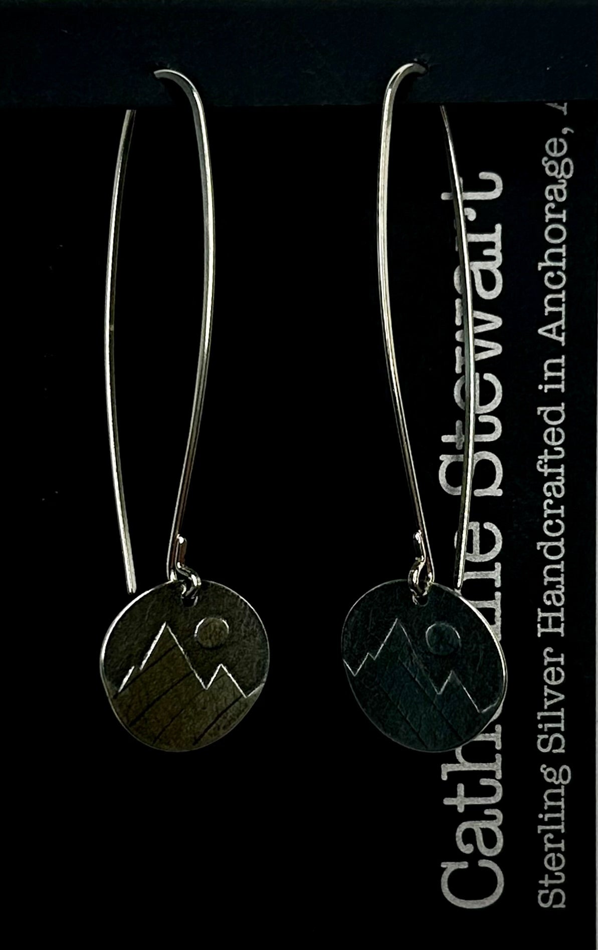 Mountain/Leaf Earring