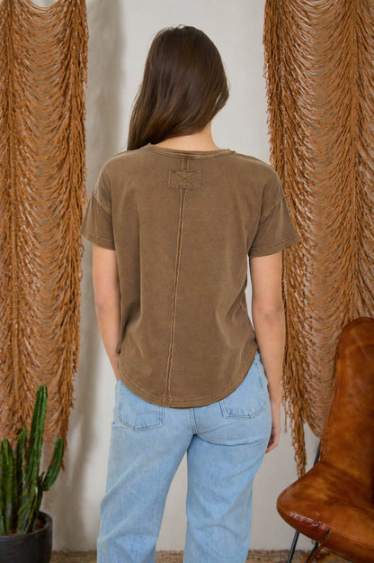 Short Sleeve Knit Top