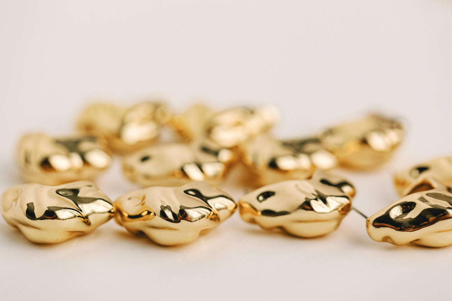 Crumpled Gold Vintage Huggies