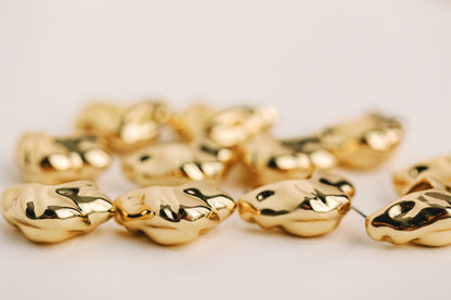 Crumpled Gold Vintage Huggies