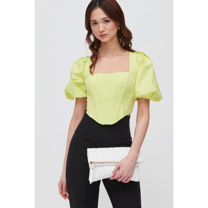 Urban Expressions - Demeter Clutch-White-Bottoms Up Boutique-Anchorage AK