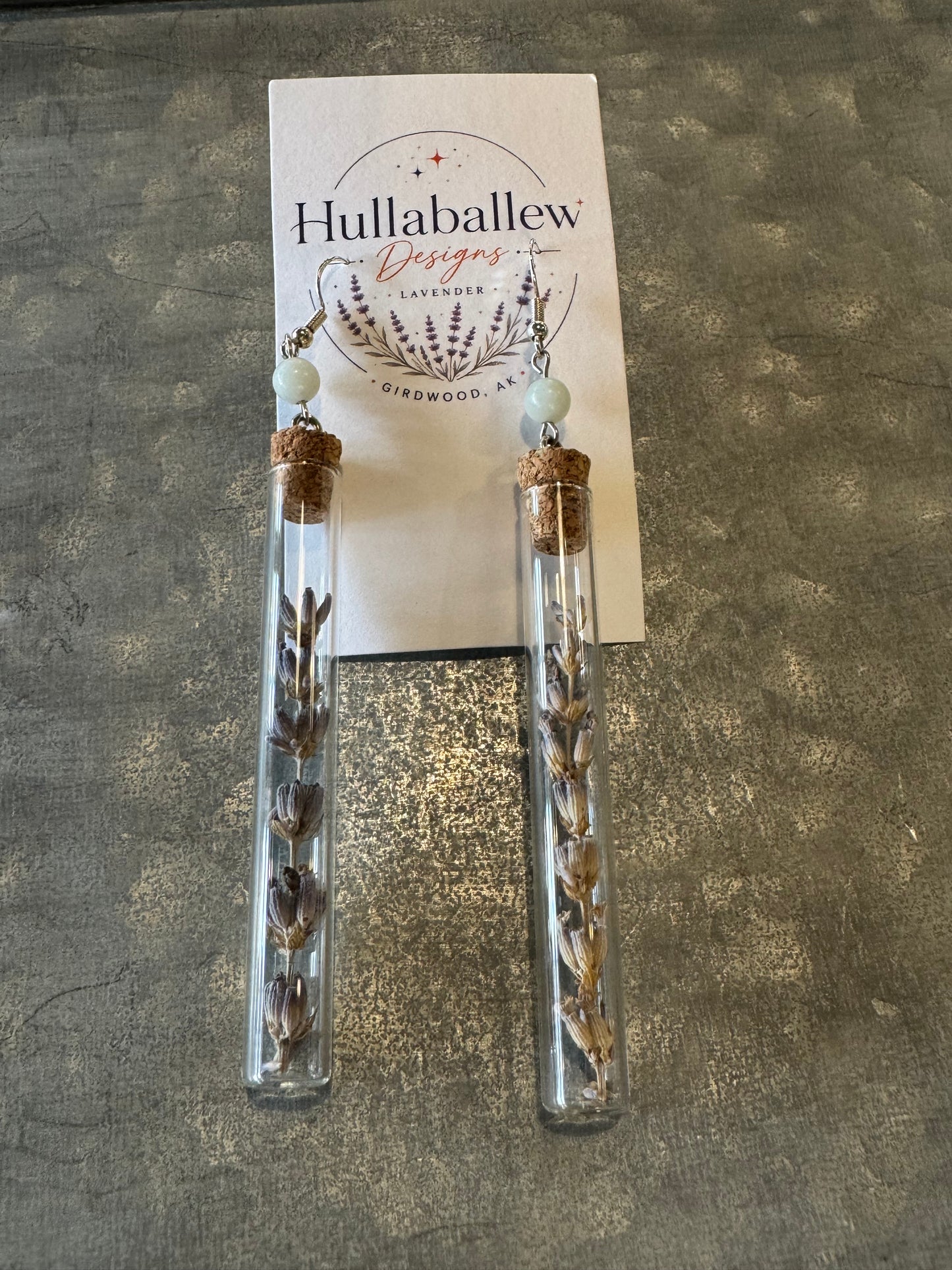 Long Alaskan Wildflower Earrings