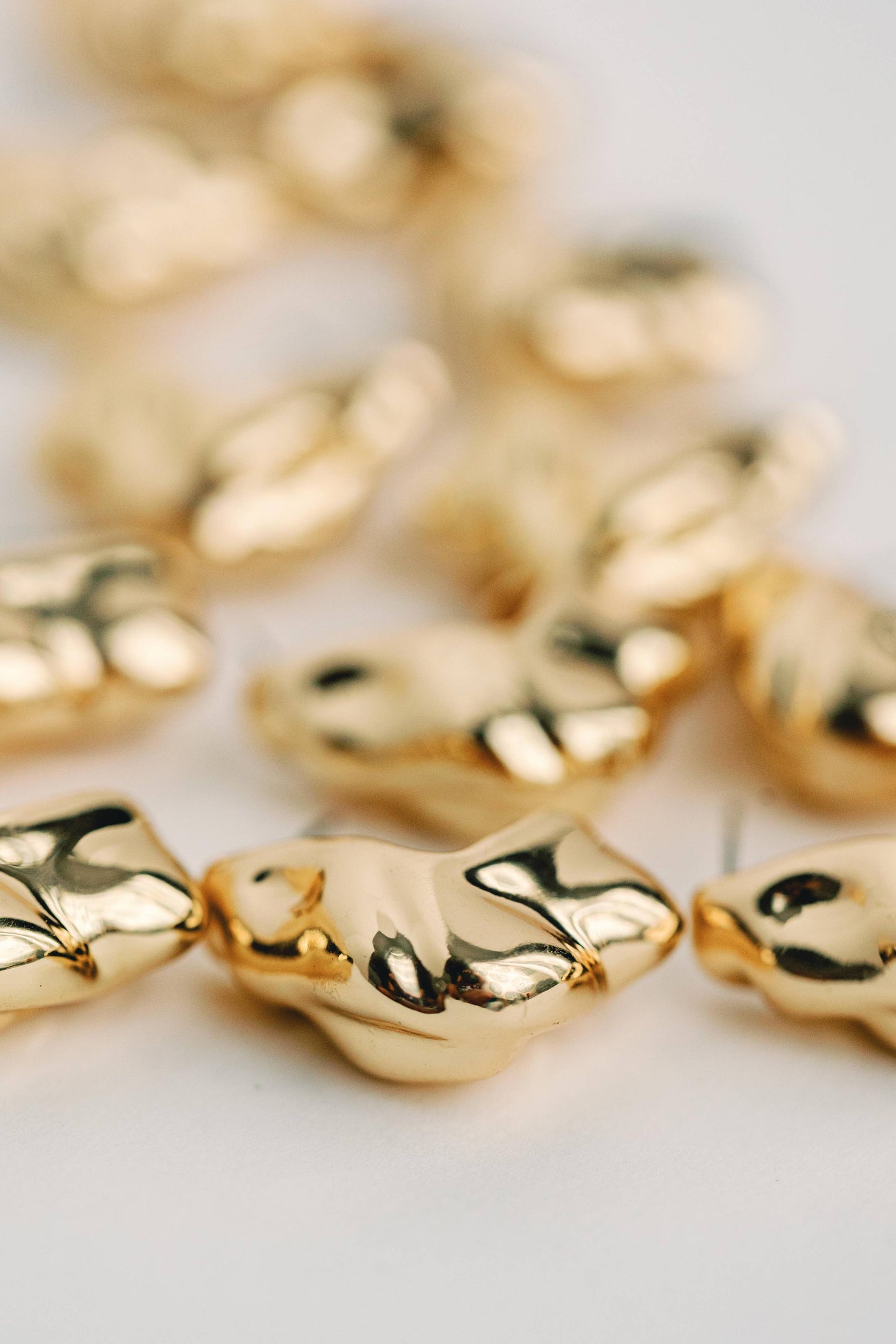 Crumpled Gold Vintage Huggies