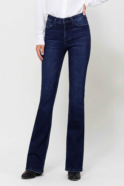 High Rise Super Soft Mini Flare Jeans