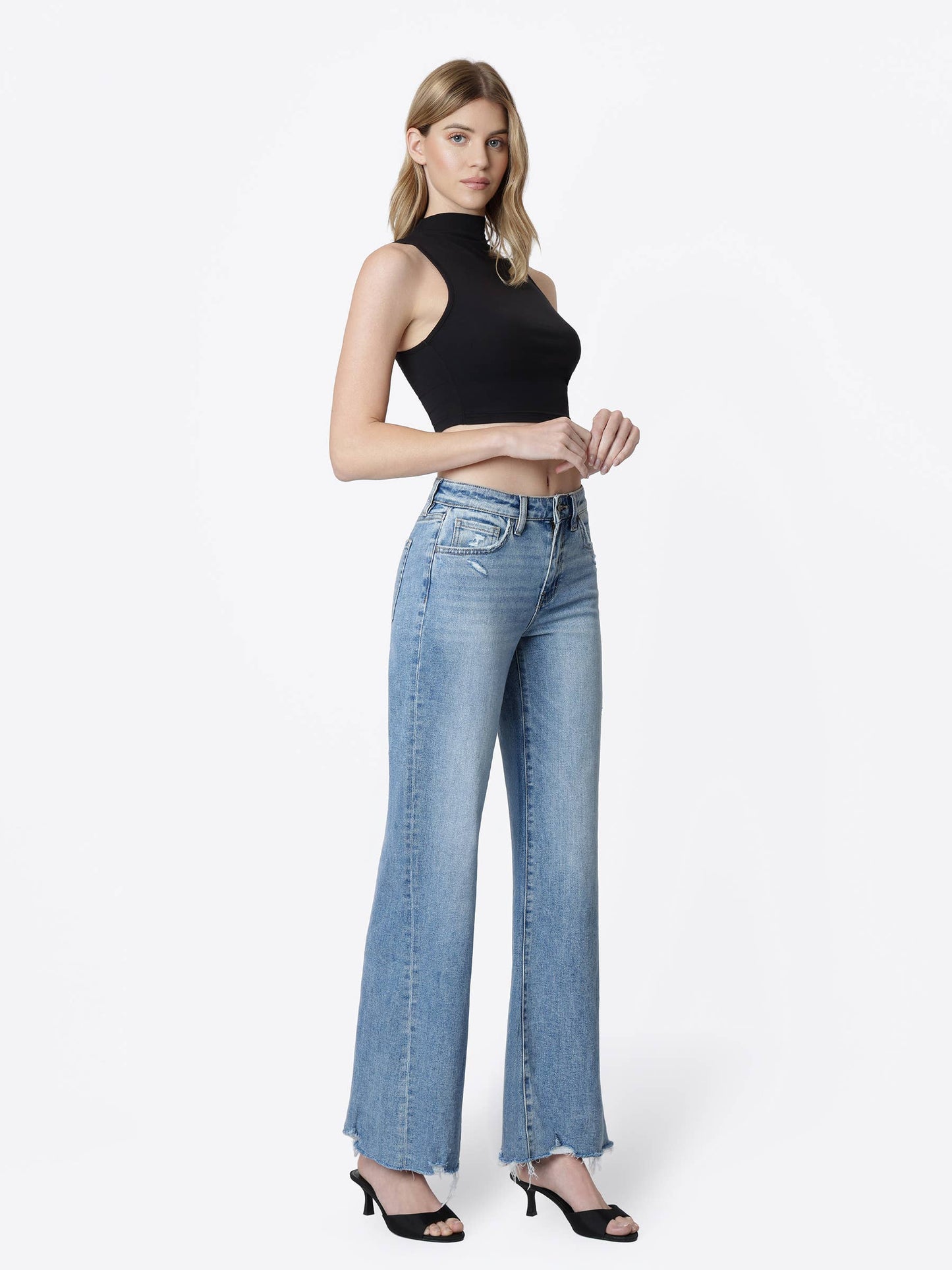 High Rise Vintage Flare