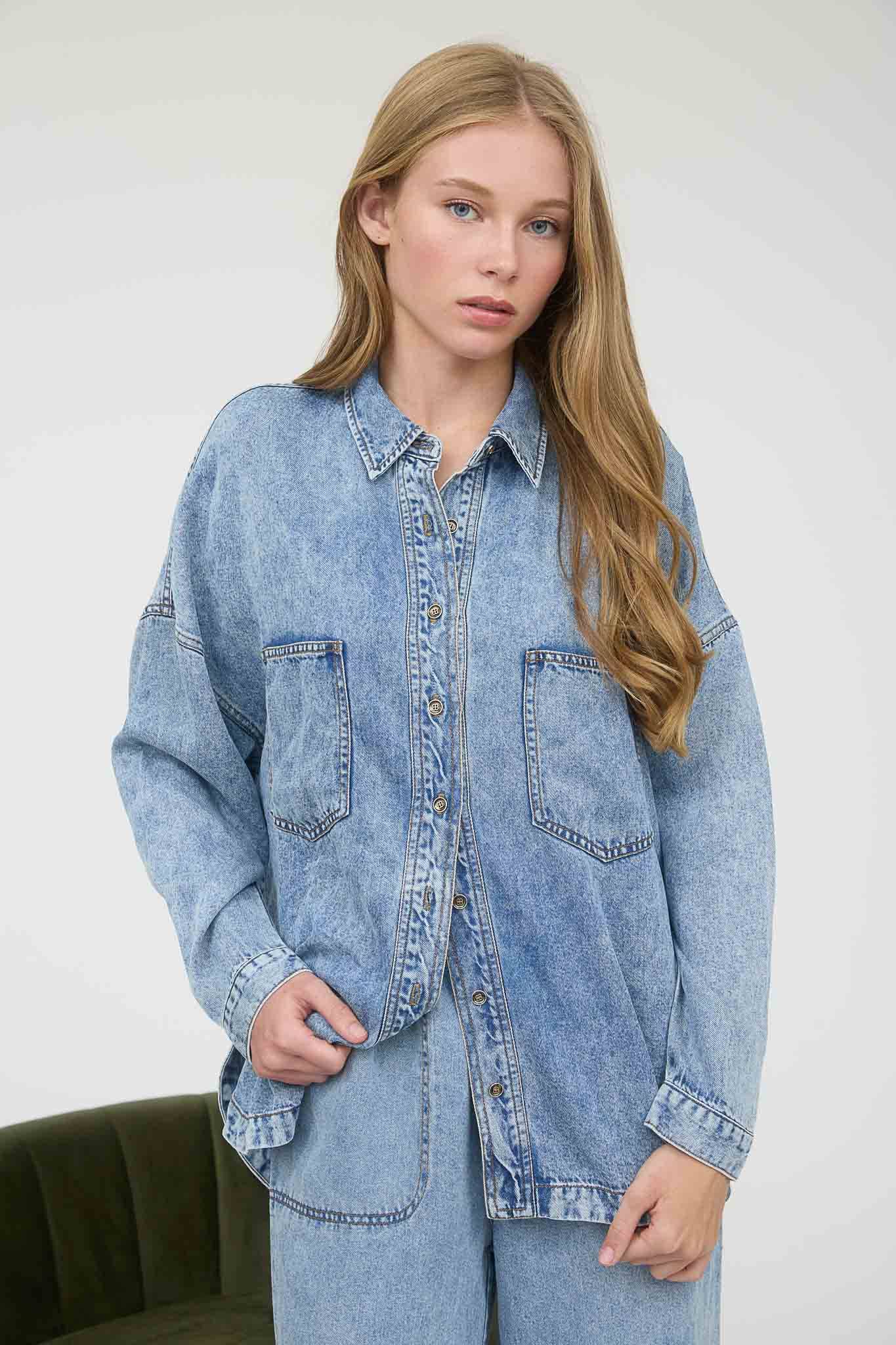 Chambray Button Down Shirt