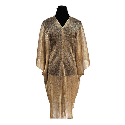 Metallic Fringe Kimono