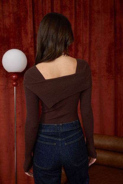 Asymmetrical Long Sleeve Sweater