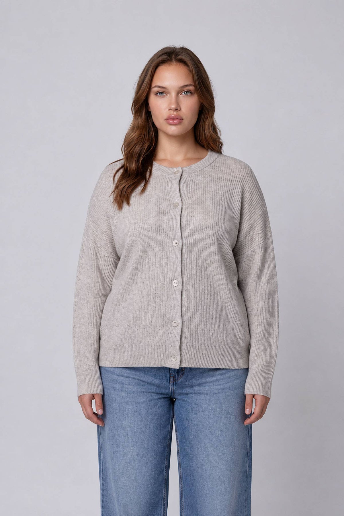 Ribbed Knit Cardigan-Kimonos, Cardigans & Wraps-Blu Pepper-XL-Bottoms Up Boutique