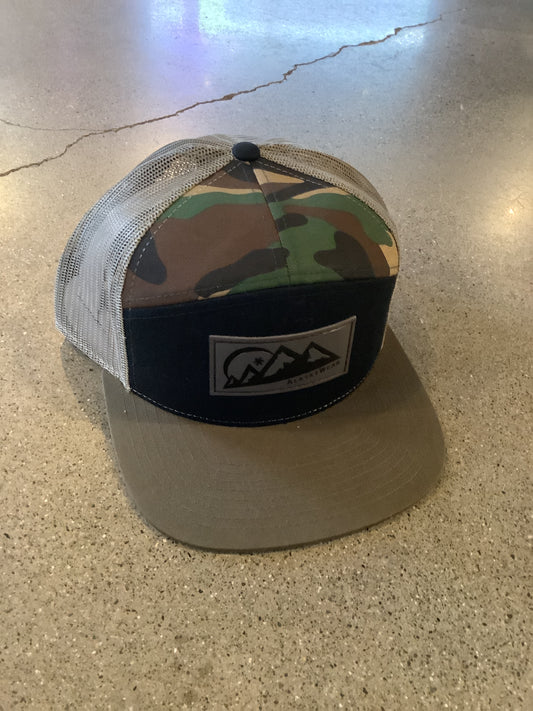 Adult Trucker - Olive, Camo, Black & Olive Mesh