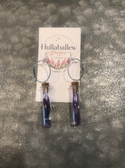 Short Alaskan Wildflower Earrings
