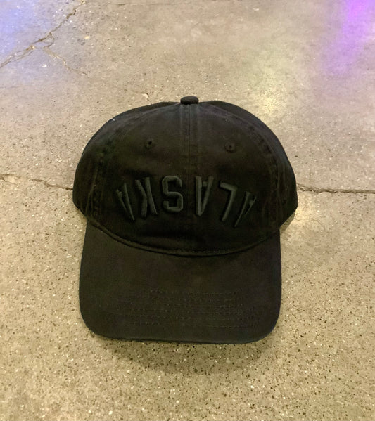 Black Upside-Down Alaska Hat