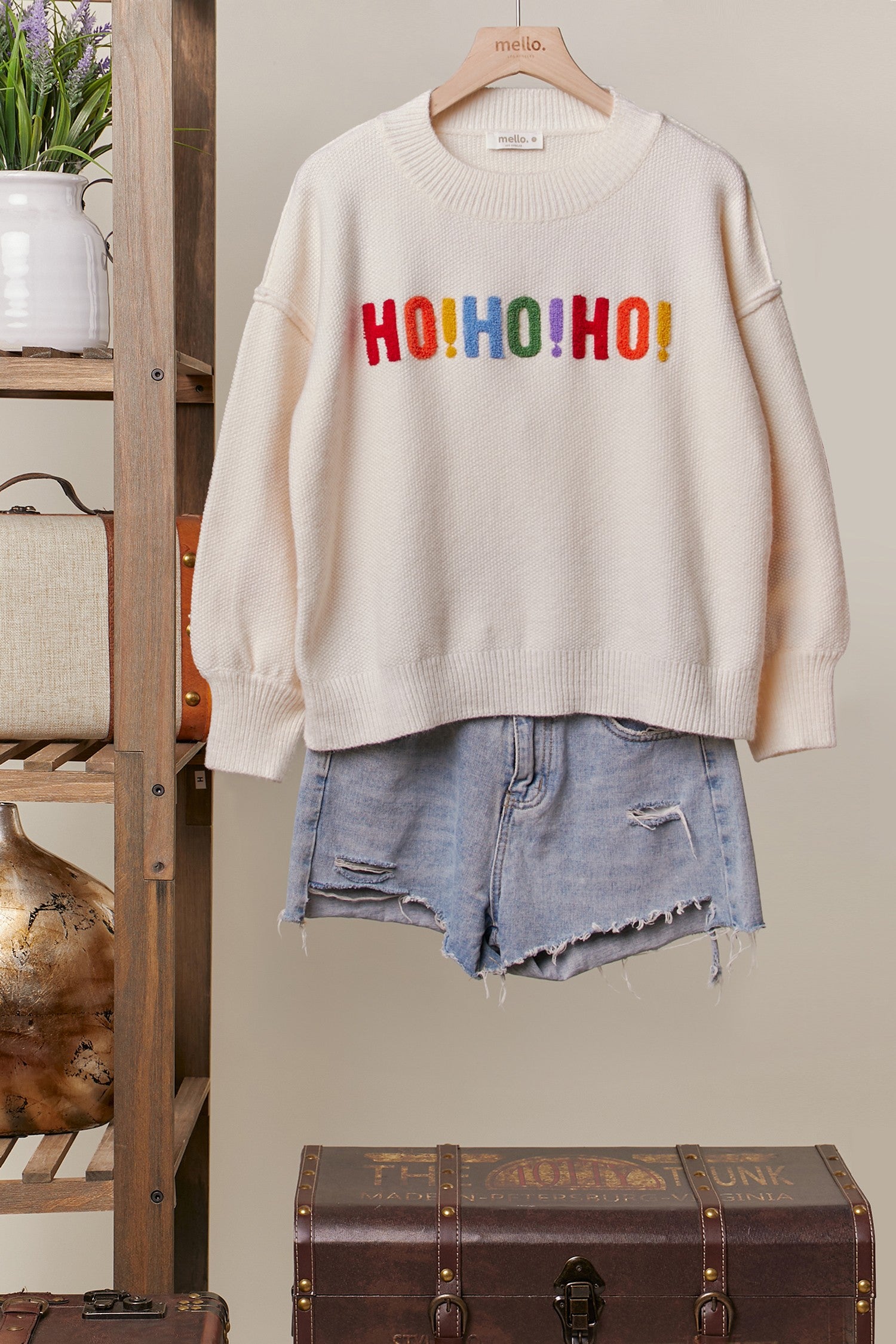 Oversize Christmas Sweater-Sweaters-Bottoms Up Boutique-Anchorage AK