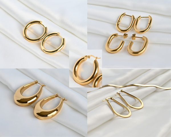 Gold Hoop Earrings