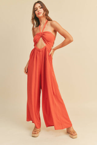 Halter Neck Jumpsuit