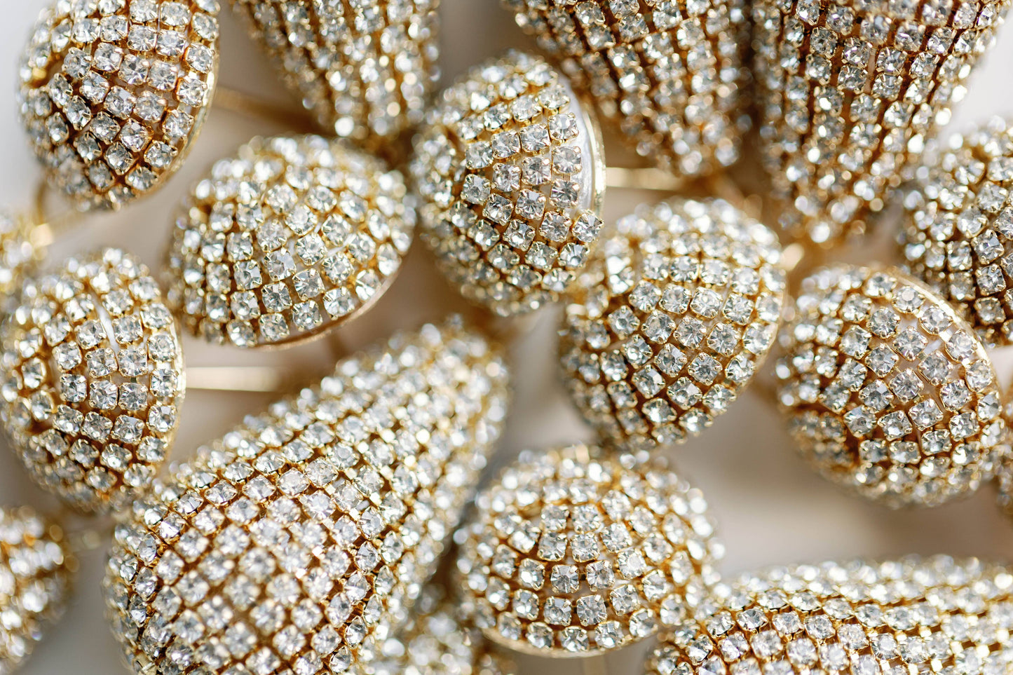 Rhinestone Wrapped Lido Earrings