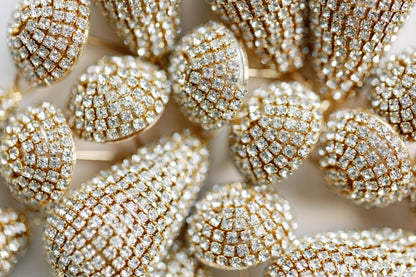 Rhinestone Wrapped Lido Earrings