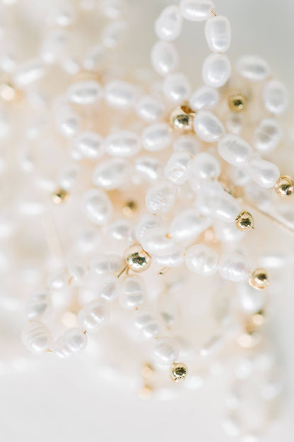 Petite Pearl Bow Earrings