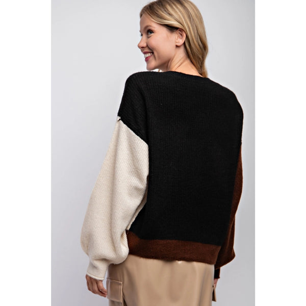 Drop Shoulder Oversized Sweater