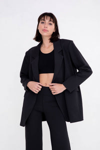 Oversized Jacquard Blazer