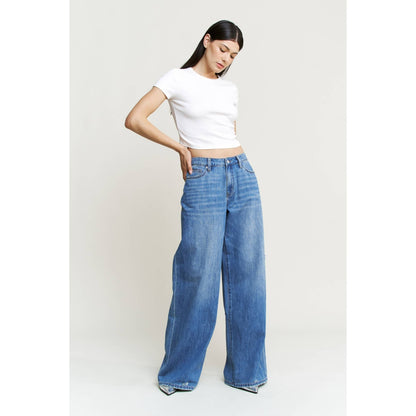 Le Bleu High Rise Wide Leg