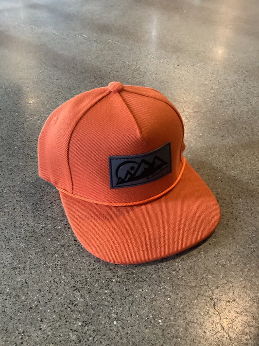 Alaskiwear Kids Trucker - Orange w/ Grey Patch