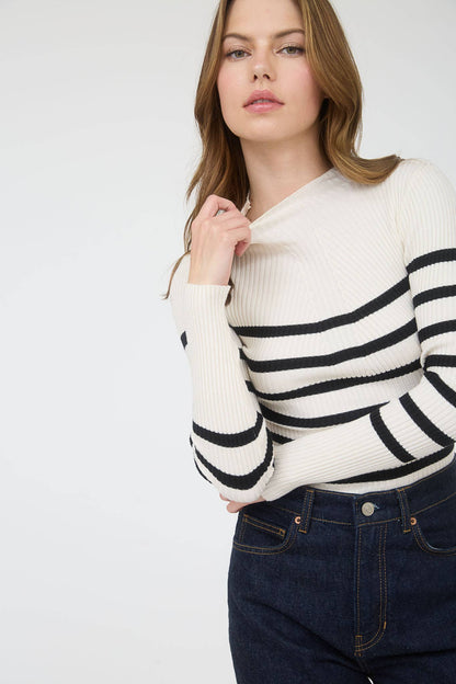 Striped Pullover Sweater