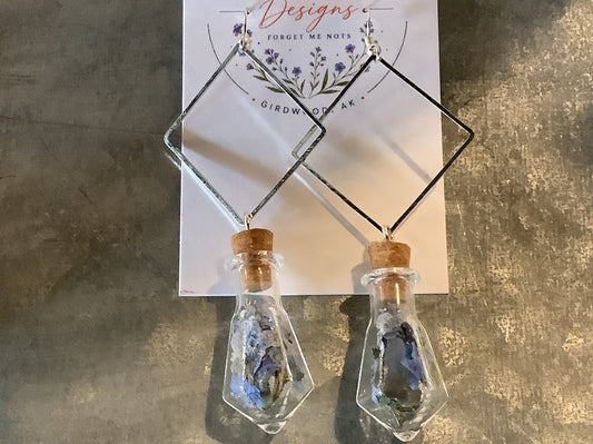 Short Alaskan Wildflower Earrings