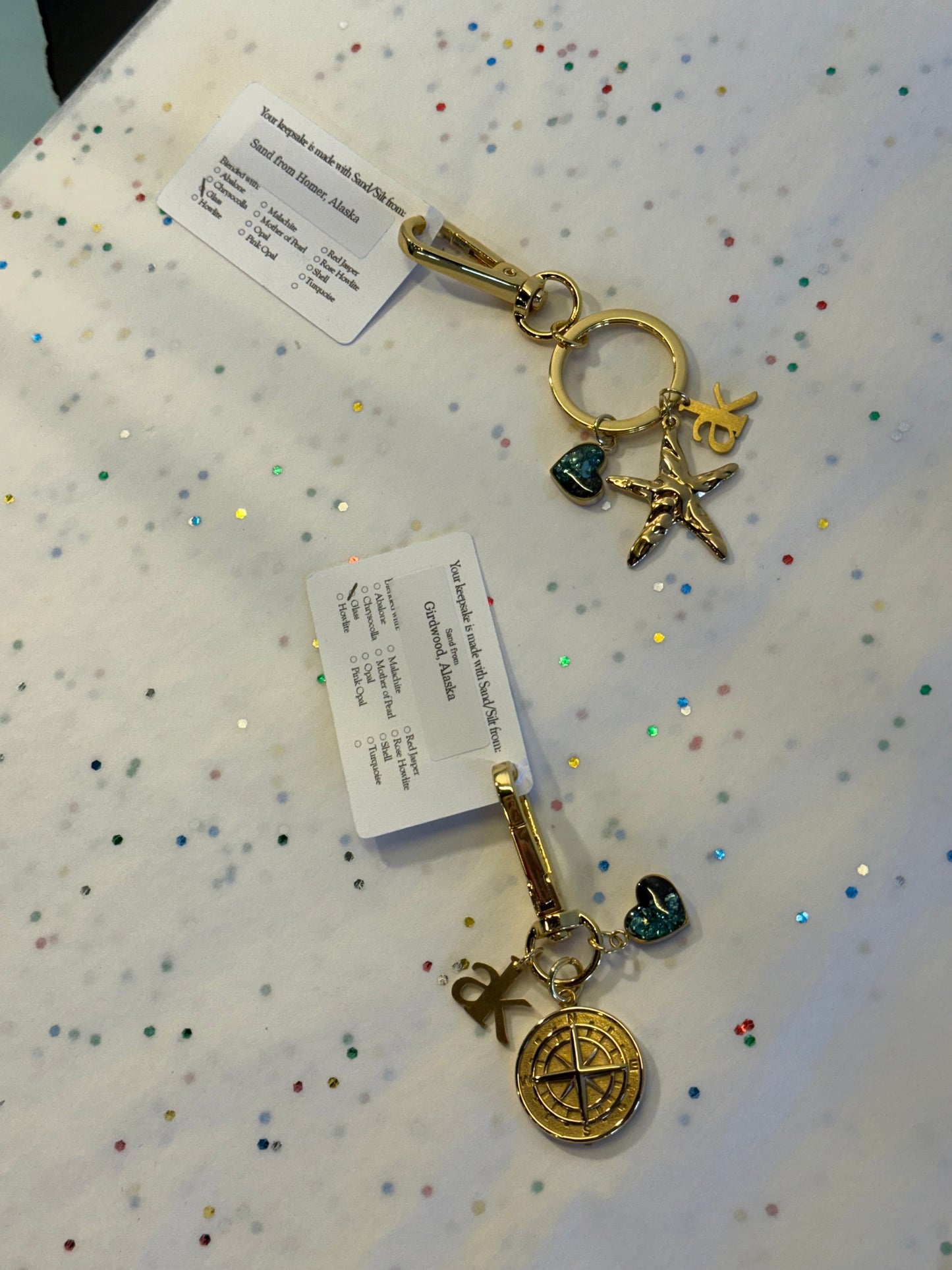 Sand Key Chain