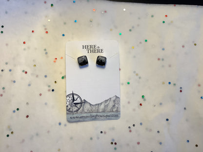 Destination Square Stud Earrings