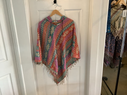 AlaskiWear Adult Blanket Poncho Long