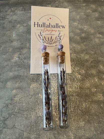 Long Alaskan Wildflower Earrings