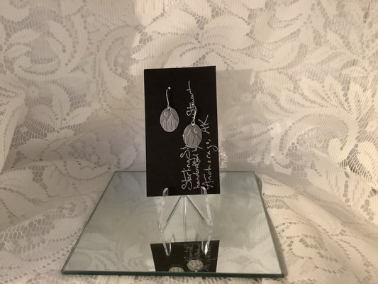 Sterling Silver Moon/Mountains Earrings-Local-Bottoms Up Boutique-Anchorage AK
