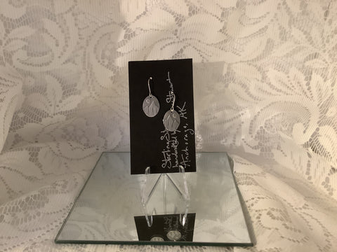 Sterling Silver Moon/Mountains Earrings