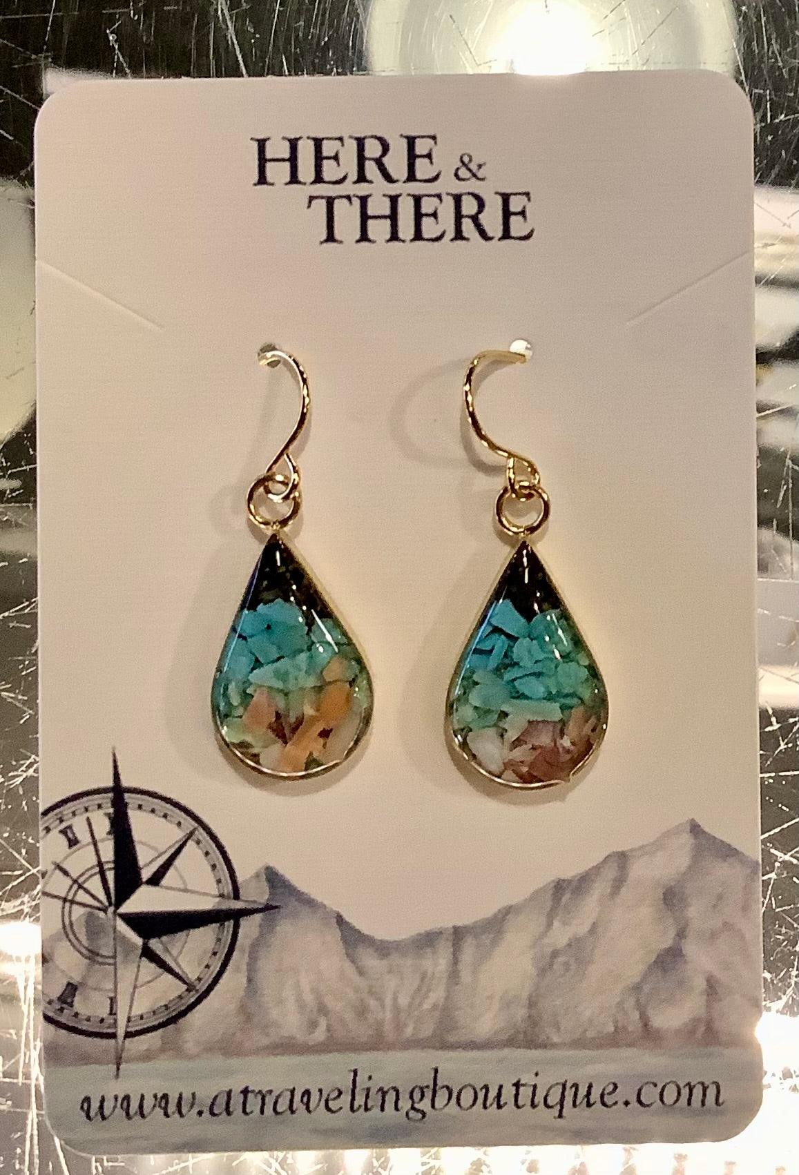 Desination Small Teardrop Earrings