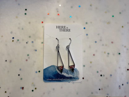 Sand Arrow Dangle Earrings