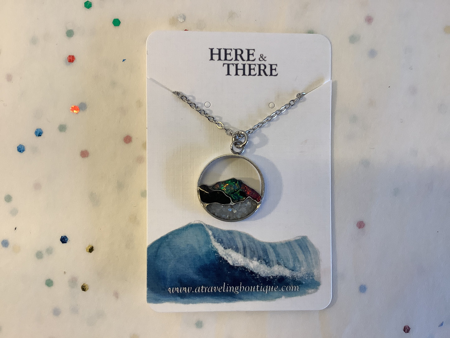 Open Sky Mountain Pendant Necklace