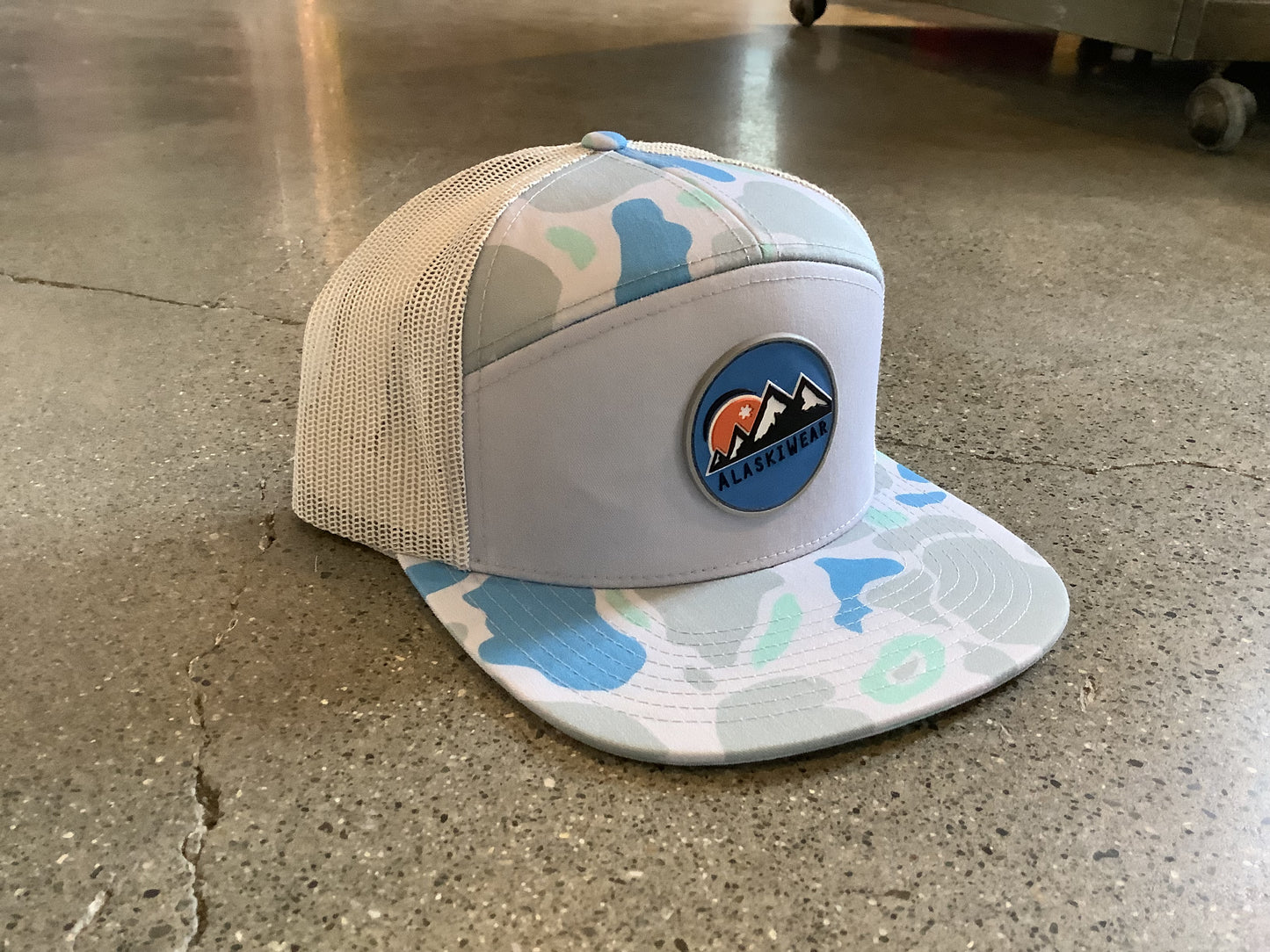 Adult Trucker - Blue Multi Camo