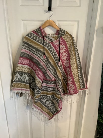 AlaskiWear Adult Blanket Poncho Long