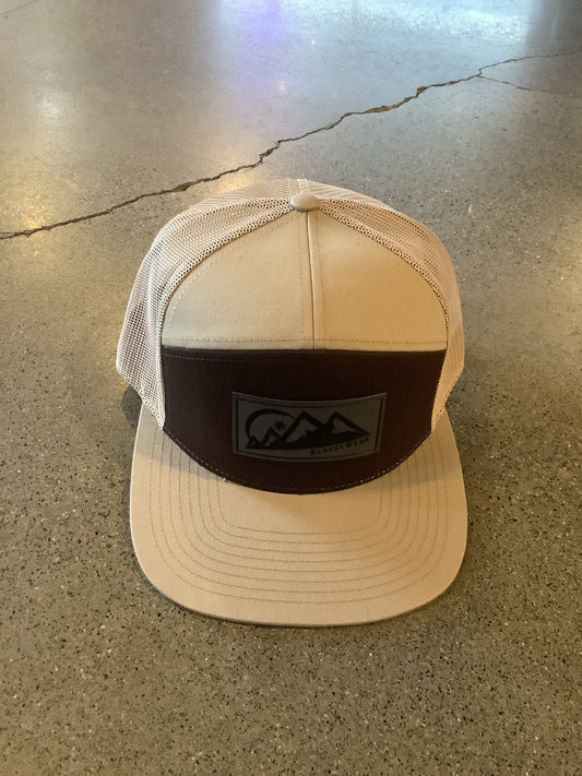 Adult Trucker - Khaki, Brown & Khaki Mesh