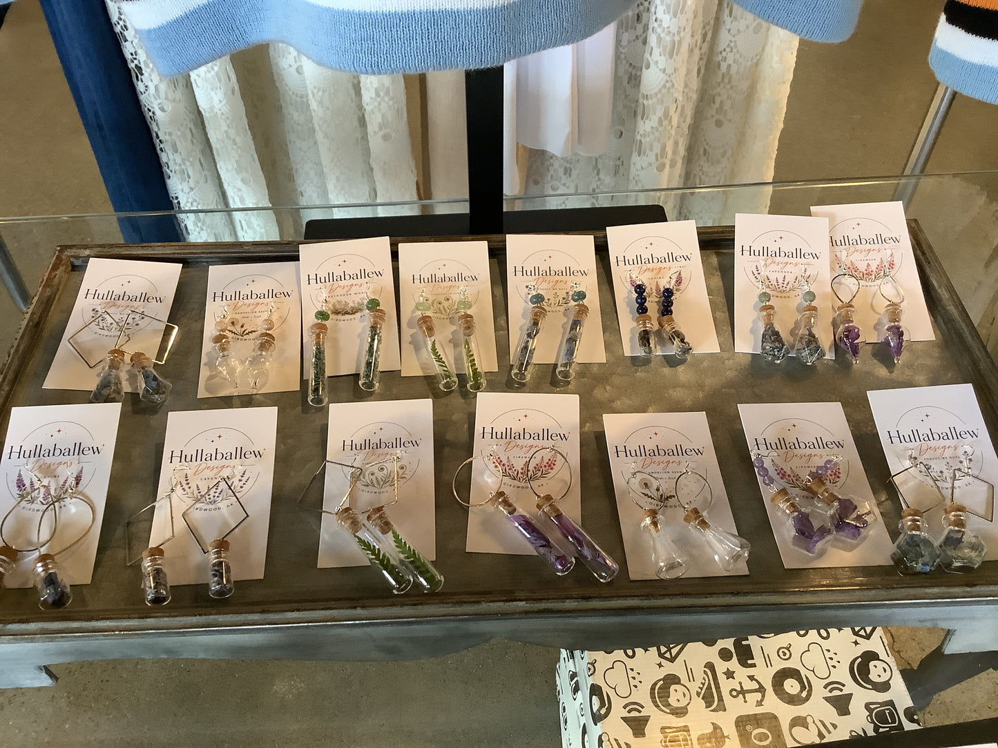 Short Alaskan Wildflower Earrings