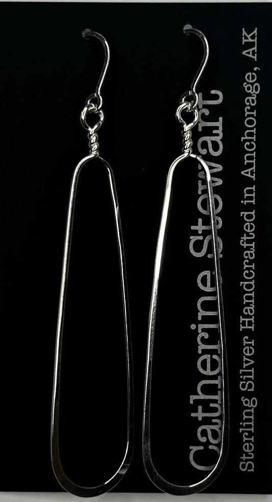 Long Oval Earring