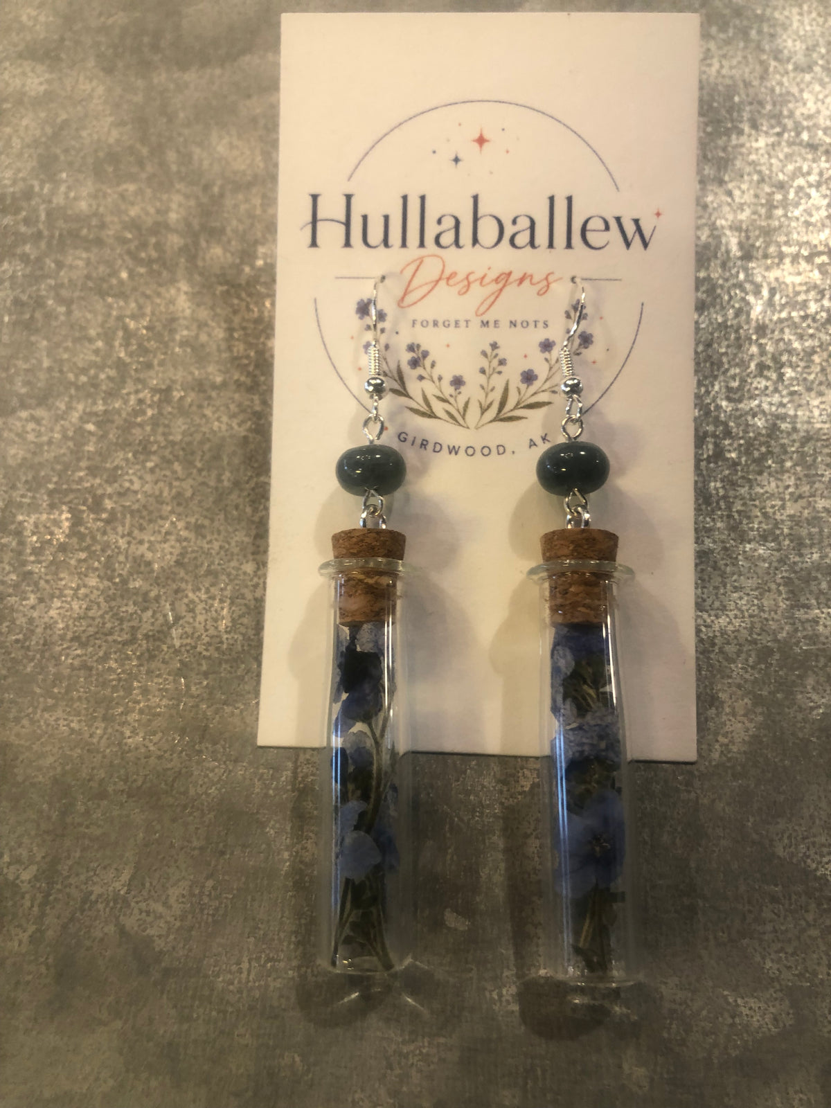 Short Alaskan Wildflower Earrings