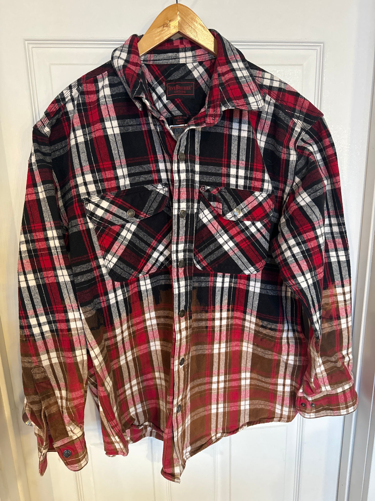 Black/Red Flannel - XL