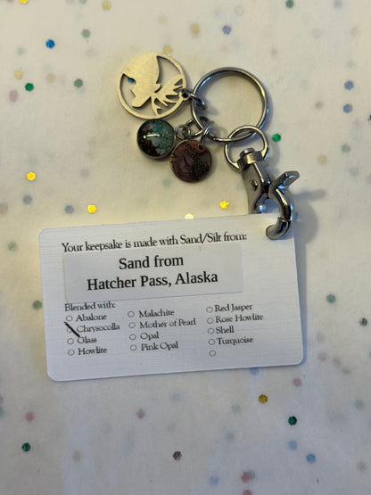 Sand Key Chain