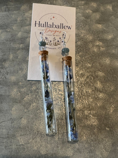 Long Alaskan Wildflower Earrings