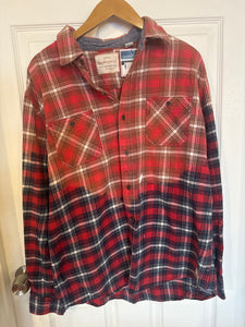 Red/Navy Flannel - L