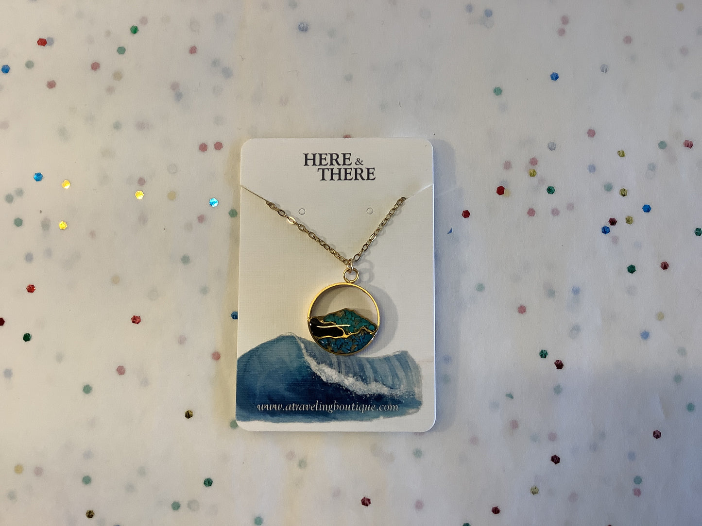 Open Sky Mountain Pendant Necklace